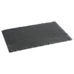 Platou servire Atmosphera ardezie, 20x30 cm, negru