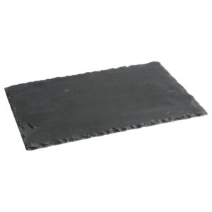 Platou servire Atmosphera ardezie, 20x30 cm, negru