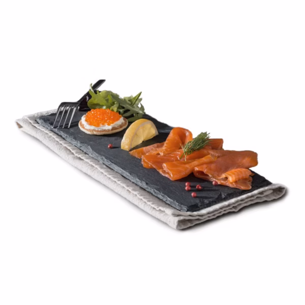 Platou servire Atmosphera ardezie, 20x30 cm, negru - imagine 4
