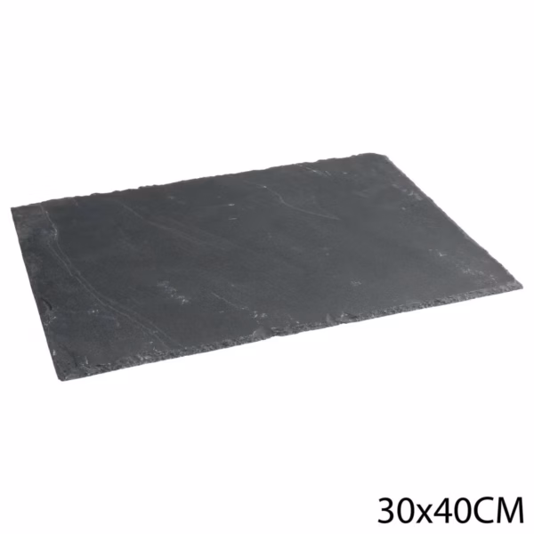 Platou servire Atmosphera ardezie, 30x40 cm, negru - imagine 2