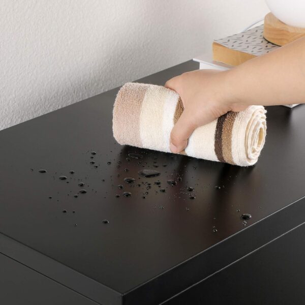 SONGMICS Dulap birou metalic cu 2 usi si sistem de inchidere, multifunctional cu rafturi reglabile, 40x80x90 cm, negru - imagine 7