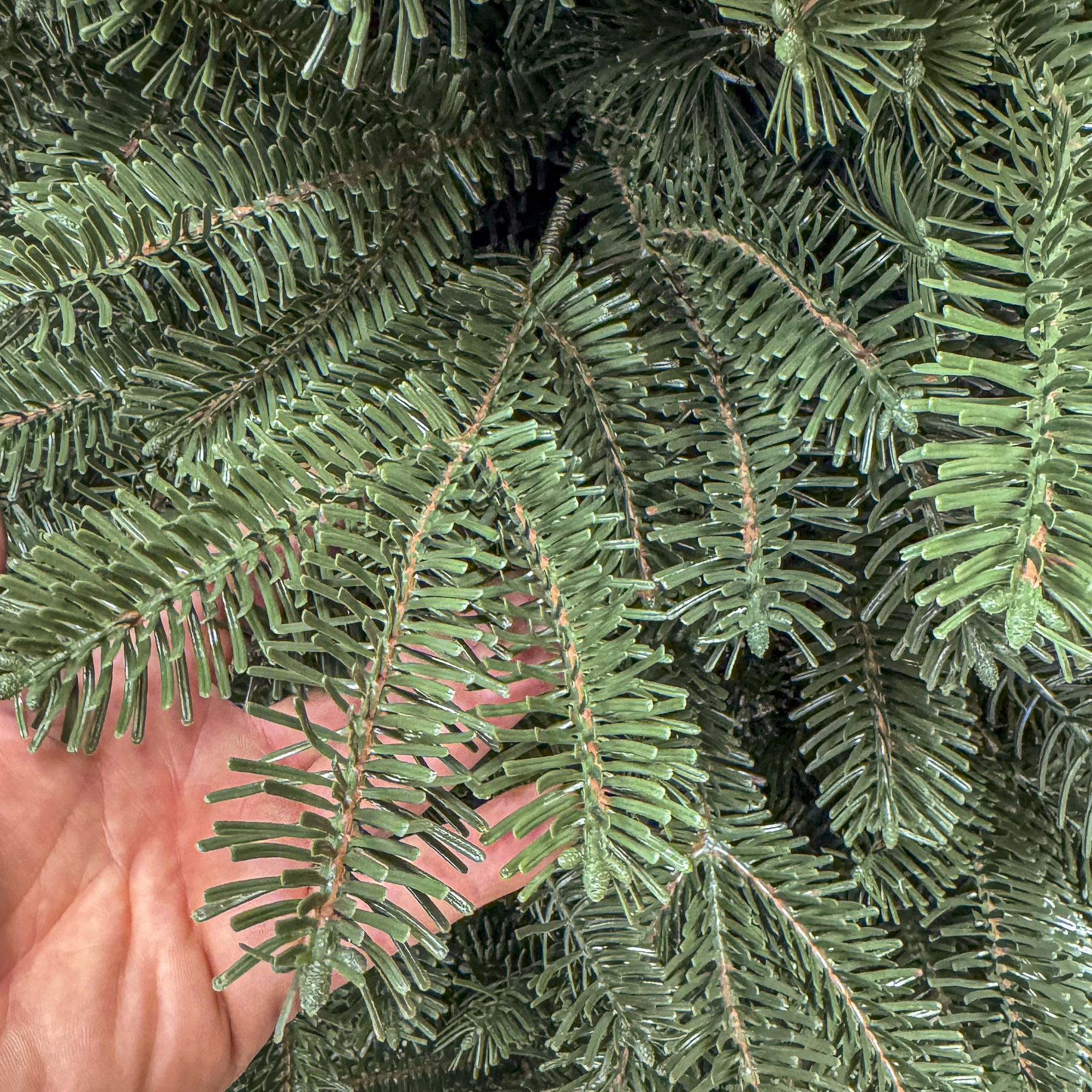 Brad artificial Christmas Deluxe by Sersimo, Norvegia verde, mix 2D+3D, 180 cm - imagine 8