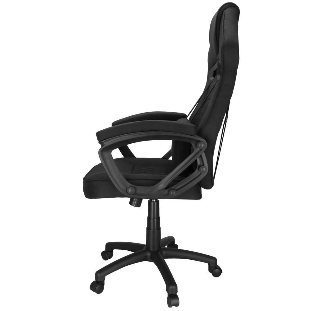 Scaun de birou ergonomic cu reglaj pe inaltime, functie de balans si perna lombara, 59x52x125 cm, negru - imagine 14