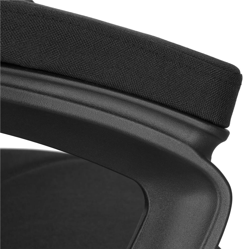 Scaun de birou ergonomic cu reglaj pe inaltime, functie de balans si perna lombara, 59x52x125 cm, negru - imagine 17