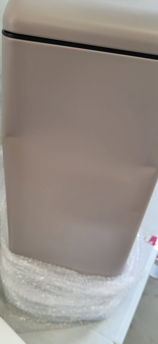 RESIGILAT: Cos gunoi cu pedala 30L 5Five Ariane, forma rotunda, otel inoxidabil si PP, 34x30,5x61 cm, taupe - imagine 7