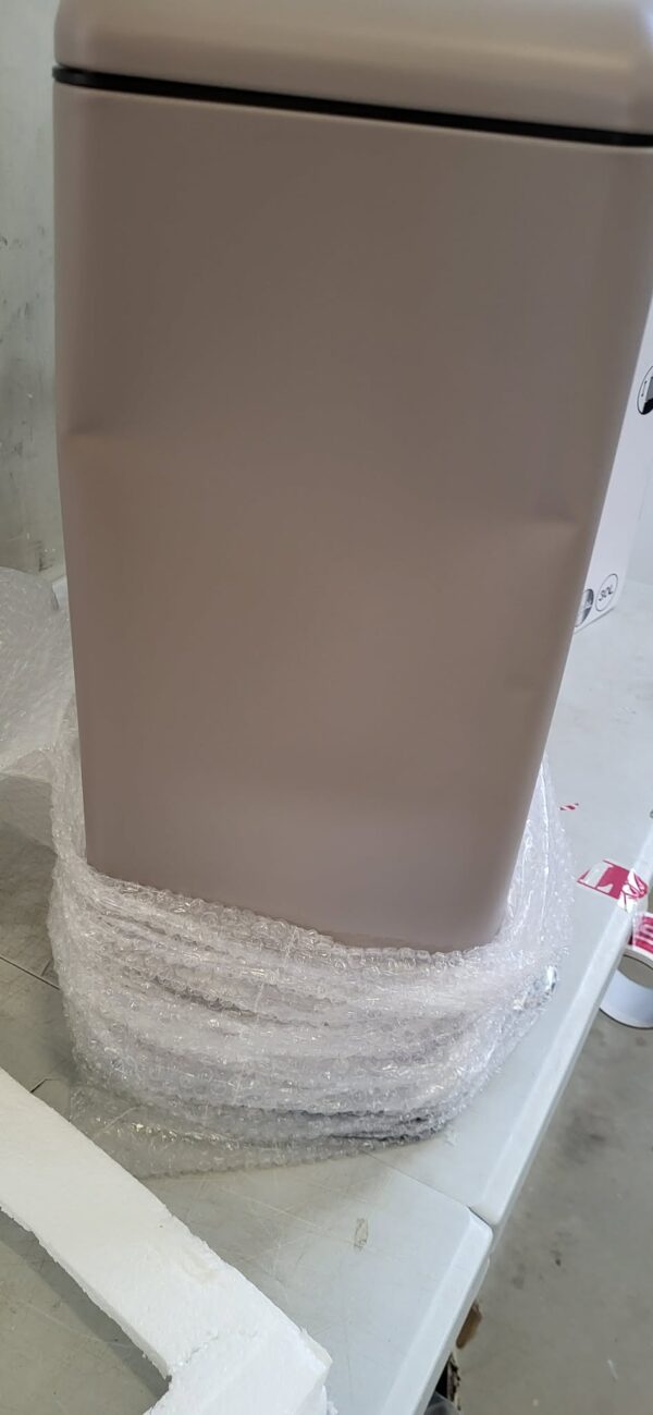 RESIGILAT: Cos gunoi cu pedala 30L 5Five Ariane, forma rotunda, otel inoxidabil si PP, 34x30,5x61 cm, taupe - imagine 2