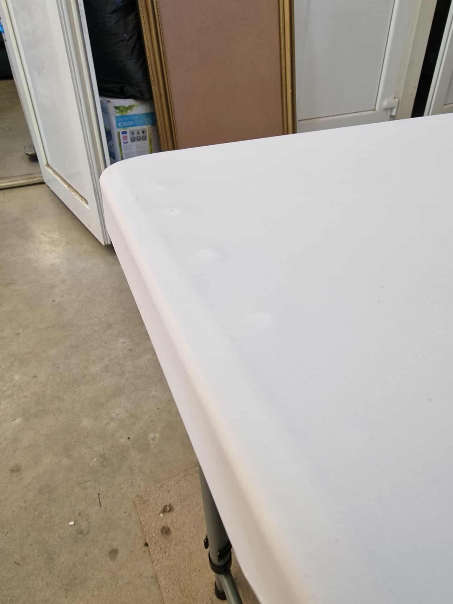 RESIGILAT: Masa dreptunghiulara pliabila multifunctionala, 120x75x60cm, alba - imagine 4