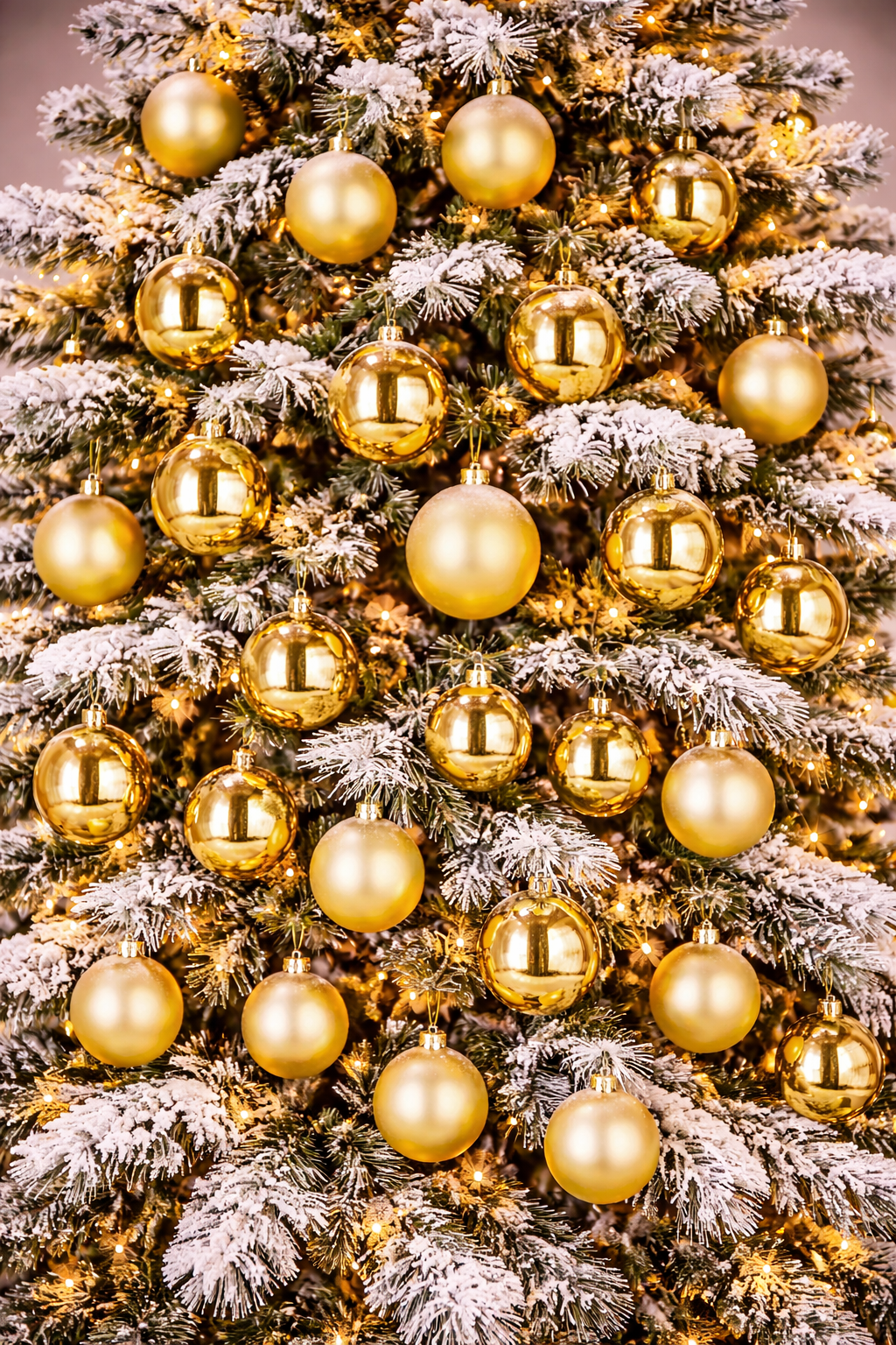 Set globuri Craciun 36 bucati, diverse modele, diametru 6-8 cm, auriu - imagine 12
