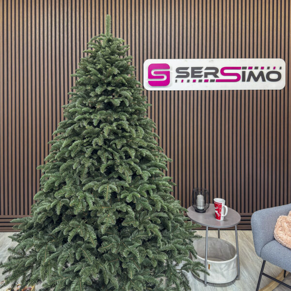Brad artificial Sersimo, Alaska, verde, mix 2D+3D, 210 cm - imagine 11
