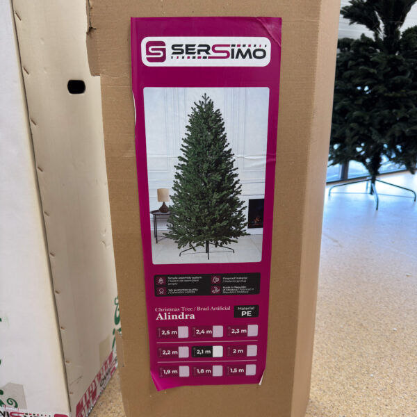 Brad artificial Sersimo, Alindra Elite, verde, integral 3D, 210 cm - imagine 13