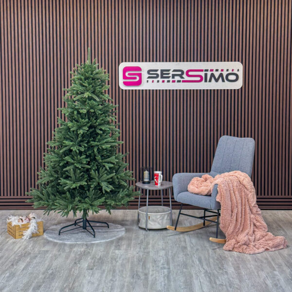 Brad artificial Sersimo, Alpine, verde, integral 3D, 210 cm - imagine 3
