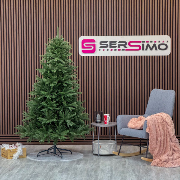 Brad artificial Sersimo, Alpine, verde, integral 3D, 210 cm - imagine 6
