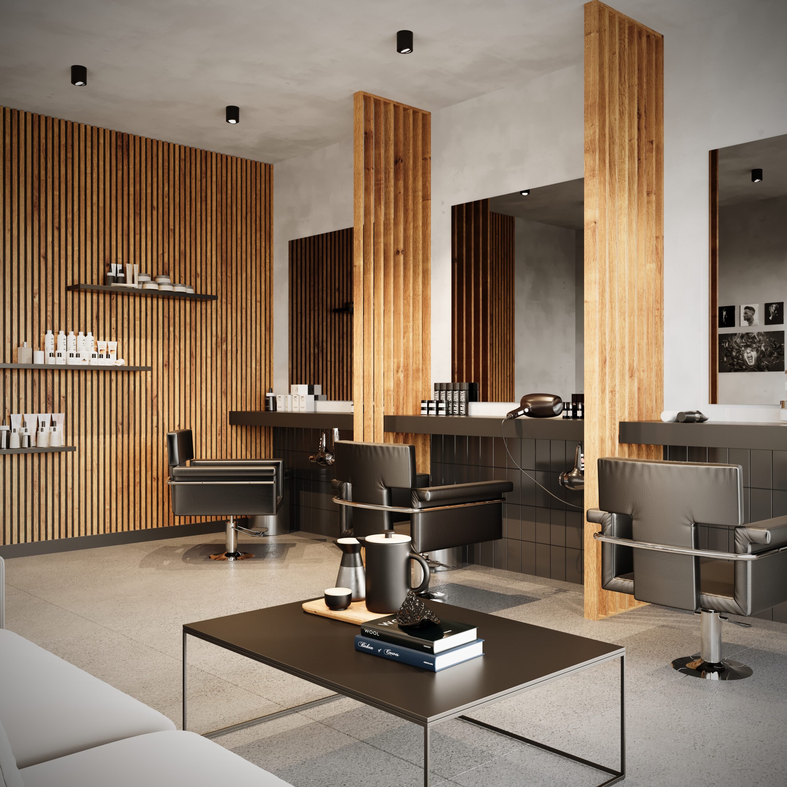 Riflaj perete despartitor MDF, LDA PREMIUM, Stejar Royal, 275x58 cm - imagine 4