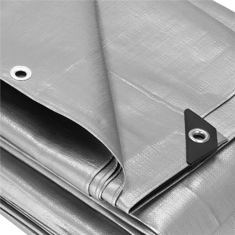 Prelata din polietilena impermeabila laminata, 260g/m2, 3x5 m, gri - imagine 16