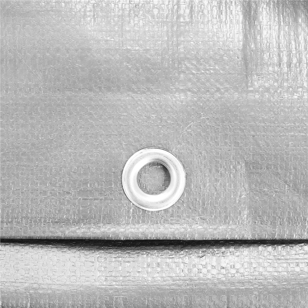 Prelata din polietilena impermeabila laminata, 260g/m2, 3x5 m, gri - imagine 17