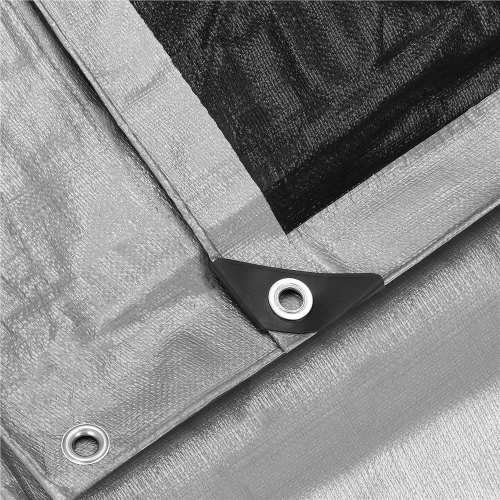 Prelata din polietilena impermeabila laminata, 260g/m2, 3x5 m, gri - imagine 18