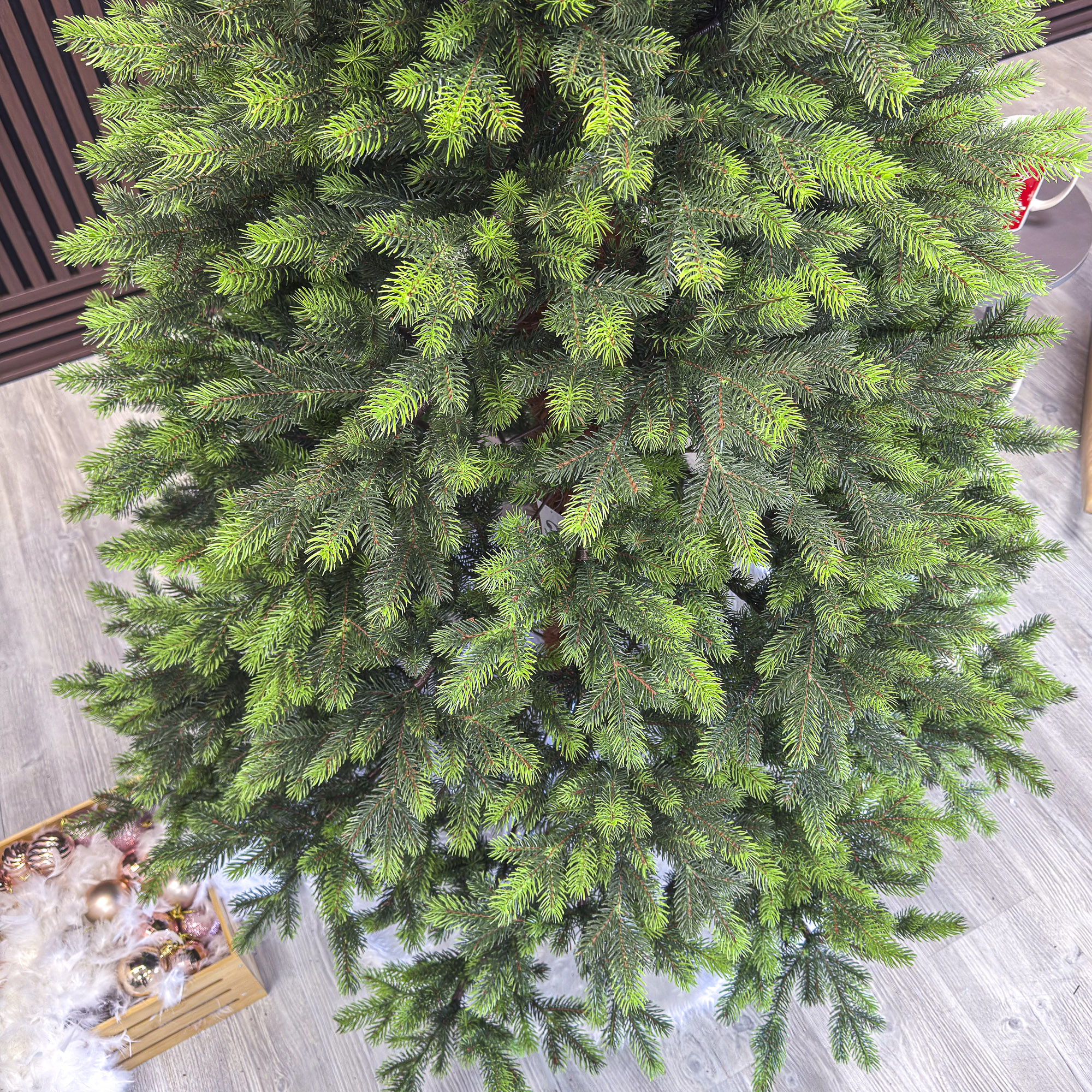 Brad artificial Sersimo, Hollandia, verde cu varfuri verzi, integral 3D, 180 cm - imagine 9