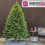 Brad artificial Sersimo, Hollandia, verde cu varfuri verzi, integral 3D, 180 cm