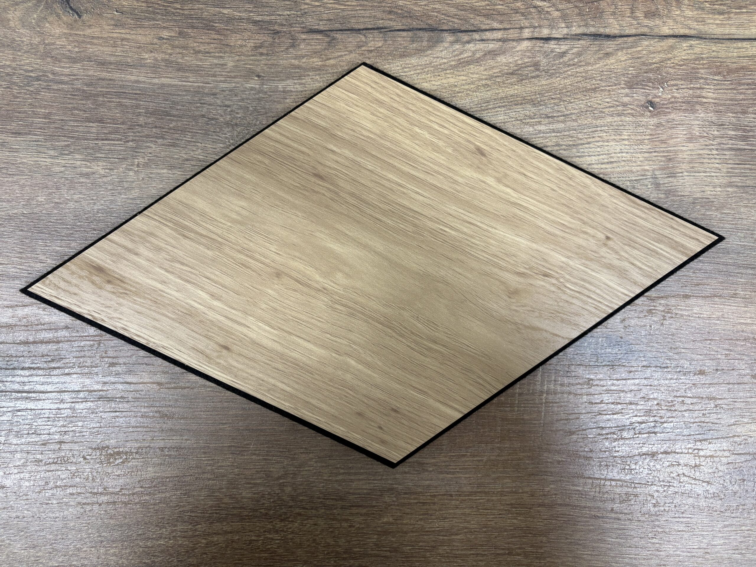 Set 9 panouri decorative romb MDF si fetru, LDA PREMIUM, 40x24 cm, Stejar Saragossa - imagine 12
