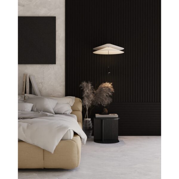 Riflaj MDF decorativ LDA PREMIUM de tip Panou Acustic, Negru, 260x40 cm - imagine 13