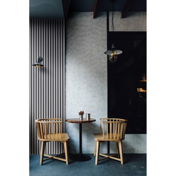 Riflaj MDF decorativ LDA PREMIUM de tip Panou Acustic, Gri Nisip, 260x40 cm - imagine 7