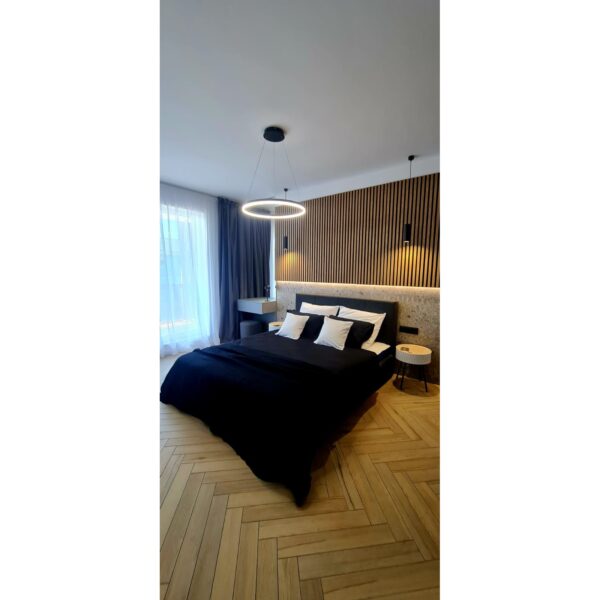 Riflaj MDF decorativ LDA PREMIUM de tip Panou Acoustic, Stejar Natur Saragossa, 260x40 cm - imagine 15