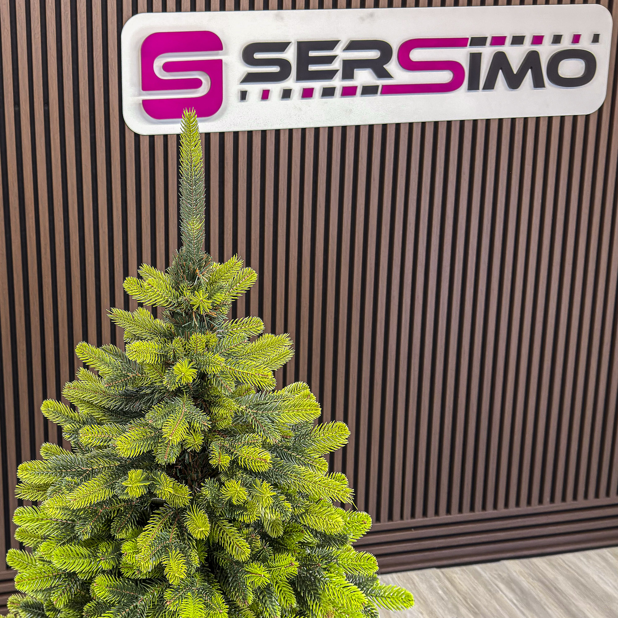 Brad artificial Christmas Deluxe by Sersimo, Polar Spring Select, integral 3D, 180 cm - imagine 13