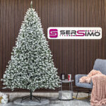 Brad artificial Christmas Deluxe by Sersimo, Polar Winter Select, integral 3D, 250 cm