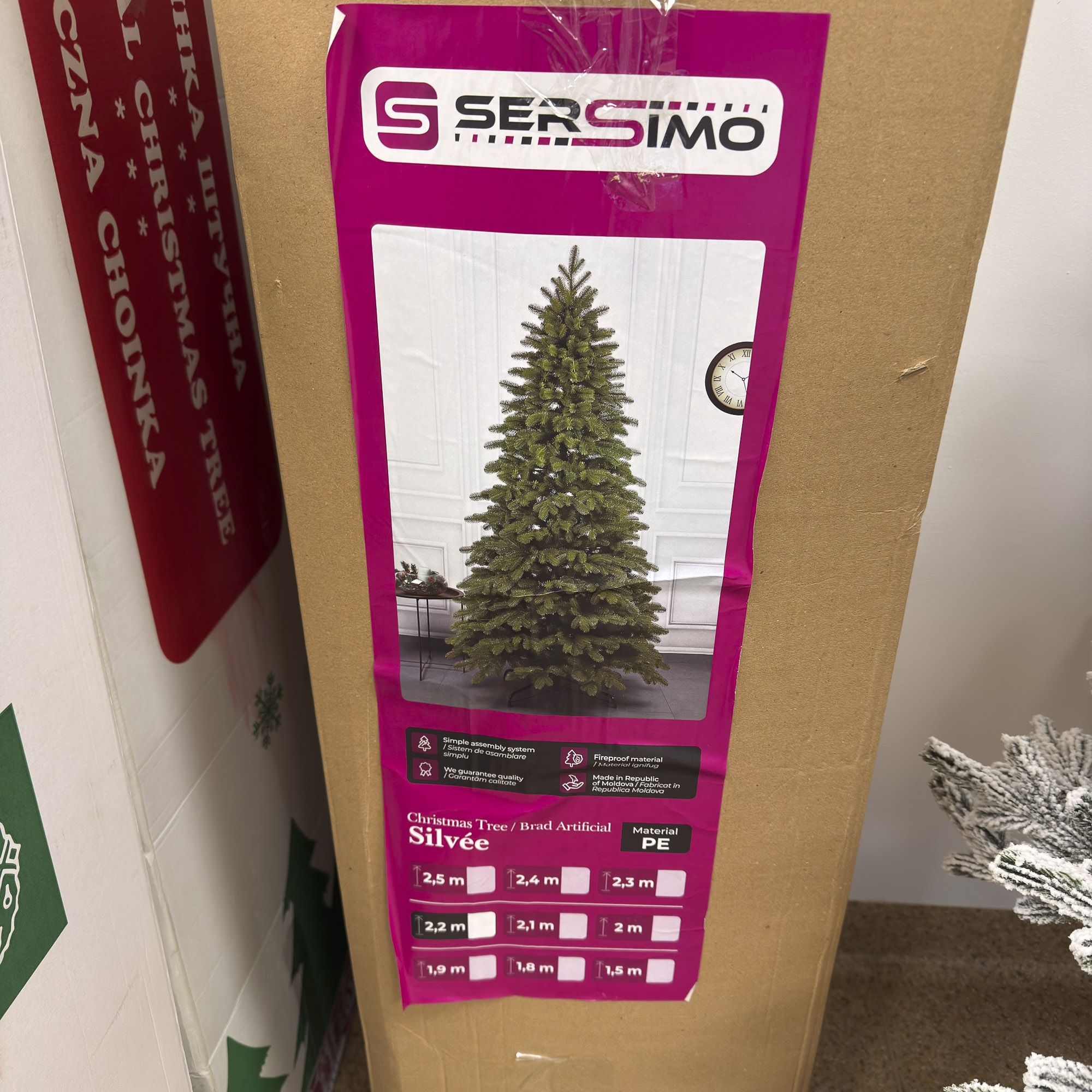 Brad artificial Sersimo, Silvee Elite, verde, integral 3D, 220 cm - imagine 12