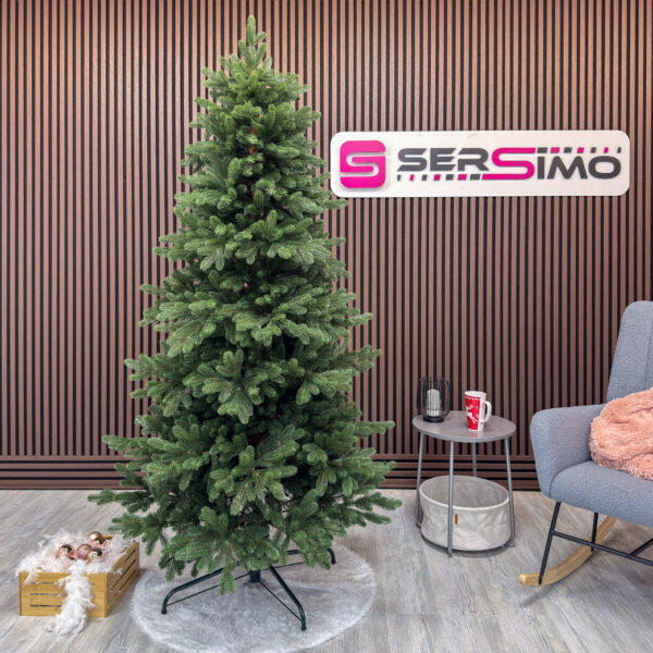 Brad artificial Sersimo, Sofie Elite, verde, integral 3D, 210 cm