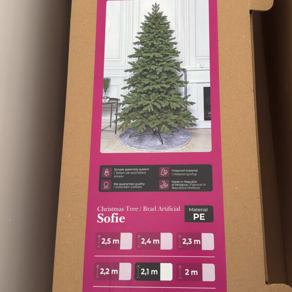 Brad artificial Sersimo, Sofie Elite, verde, integral 3D, 210 cm - imagine 13