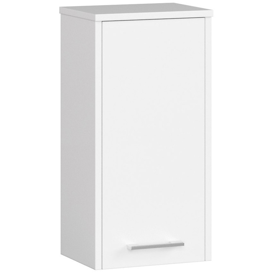 Dulap suspendat baie FIN cu 1 usa si raft interior, PAL laminat, 30x22x60 cm, alb