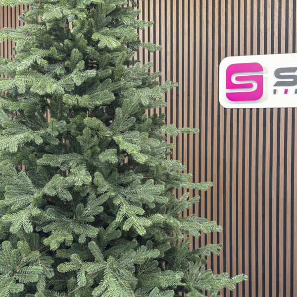 Brad artificial Christmas Deluxe by Sersimo, Viena Select, integral 3D, 300 cm - imagine 4