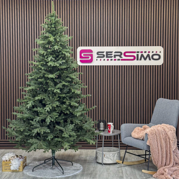 Brad artificial Christmas Deluxe by Sersimo, Viena Select, integral 3D, 300 cm - imagine 2