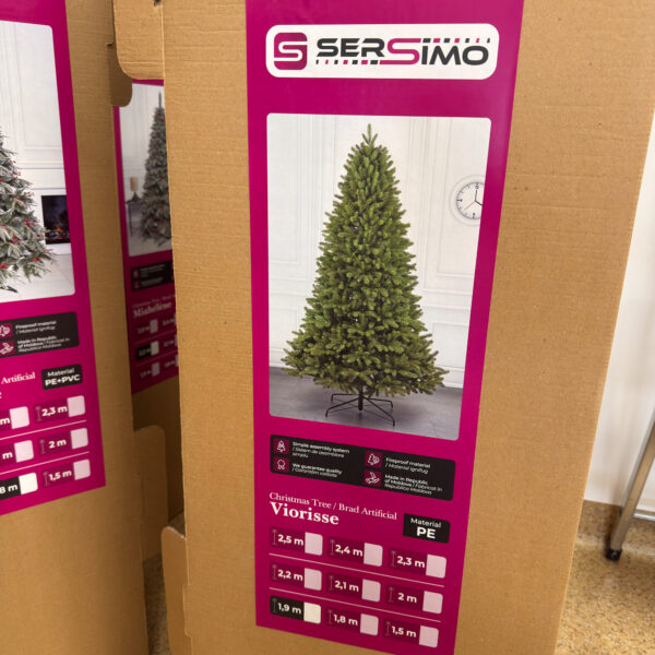 Brad artificial Sersimo, Viorisse Elite, verde, integral 3D, 190 cm - imagine 14