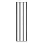 Riflaj perete despartitor MDF, LDA PREMIUM, Negru, 275x58 cm