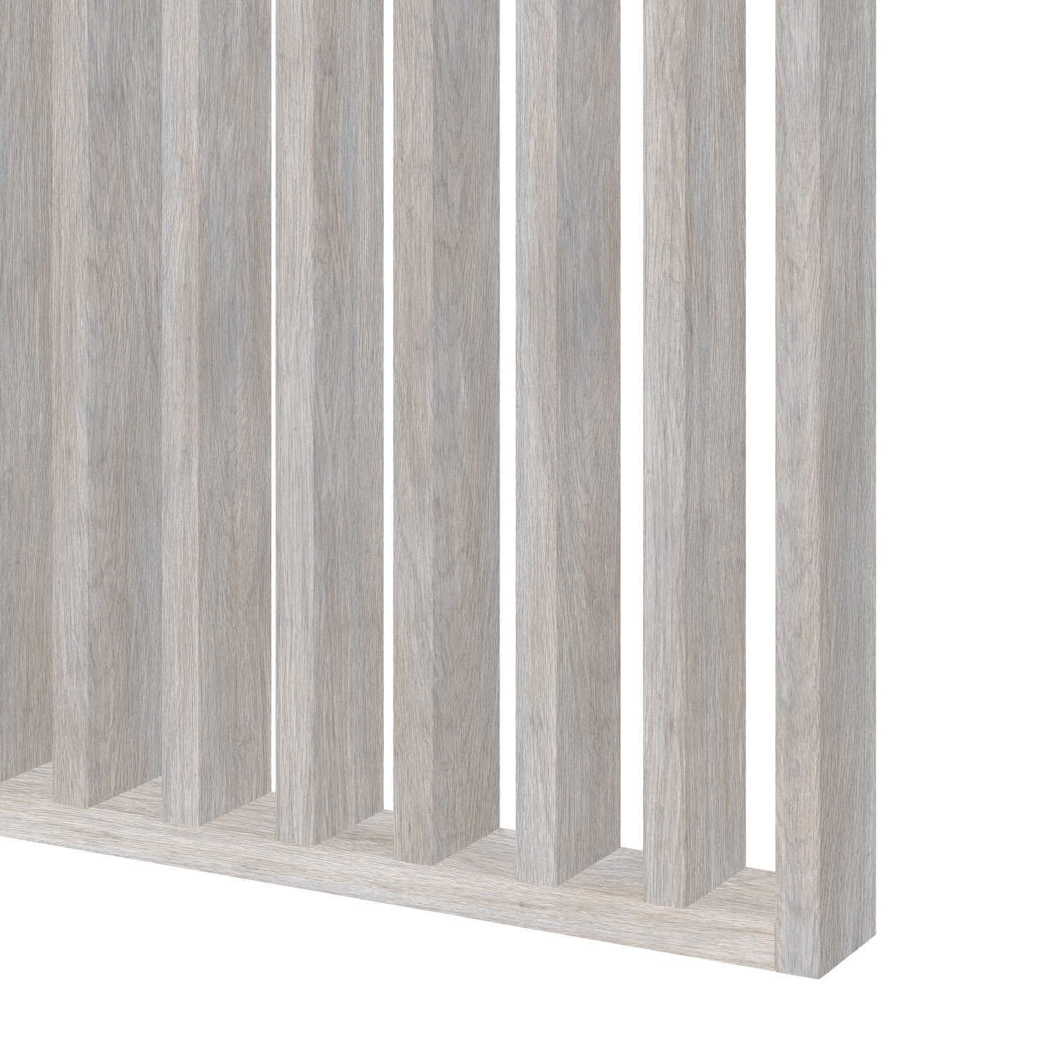 Riflaj perete despartitor MDF, LDA PREMIUM, Stejar Argintiu, 275x58 cm - imagine 5