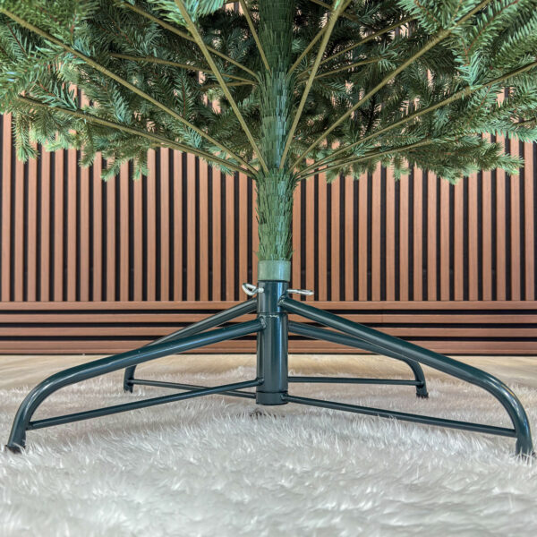 Brad artificial Sersimo, Scandinavia, verde cu varfuri argintii, integral 3D, 210 cm - imagine 14