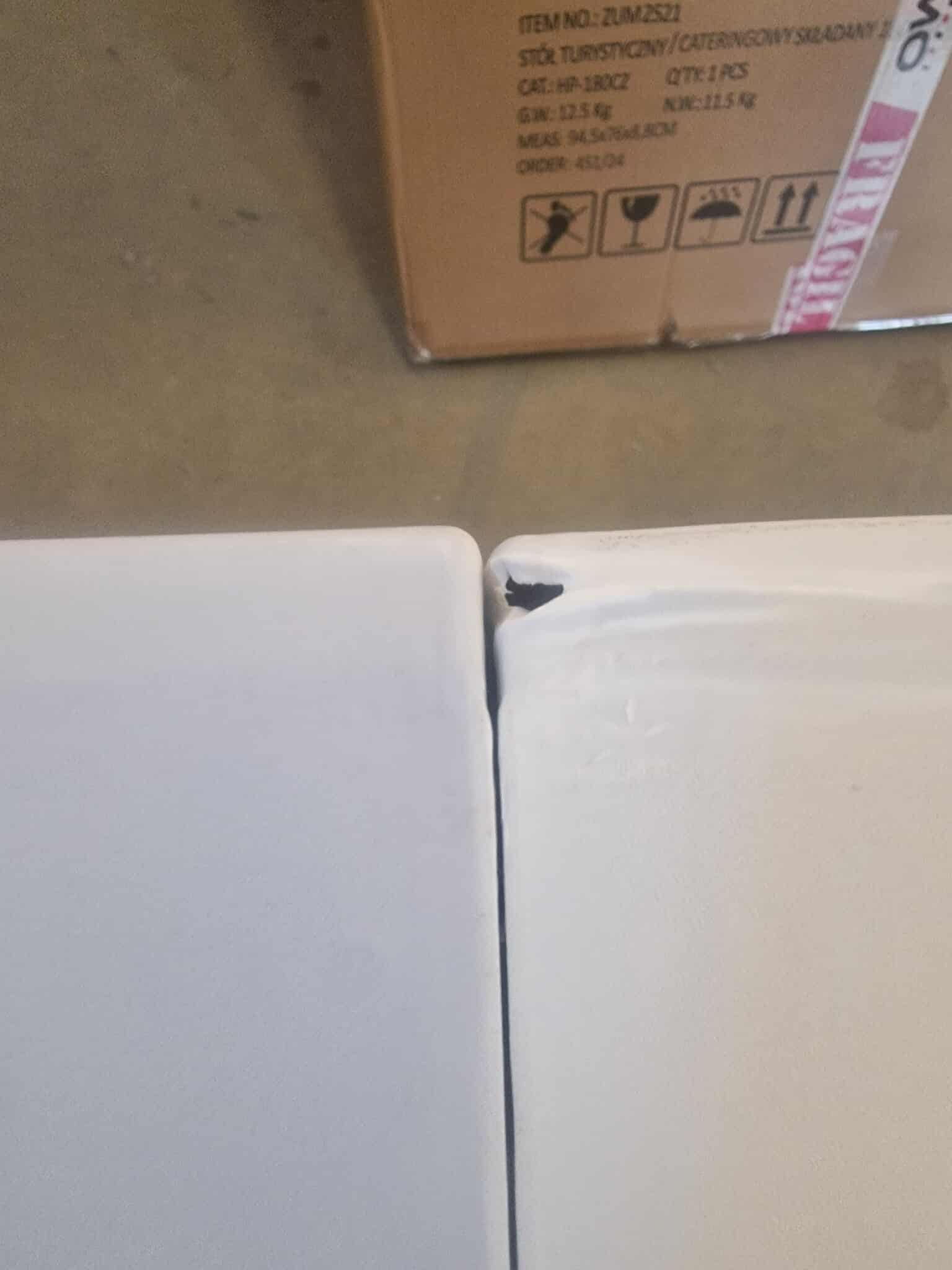 RESIGILAT: Masa dreptunghiulara pliabila multifunctionala, 180x70x74cm, alba - imagine 3