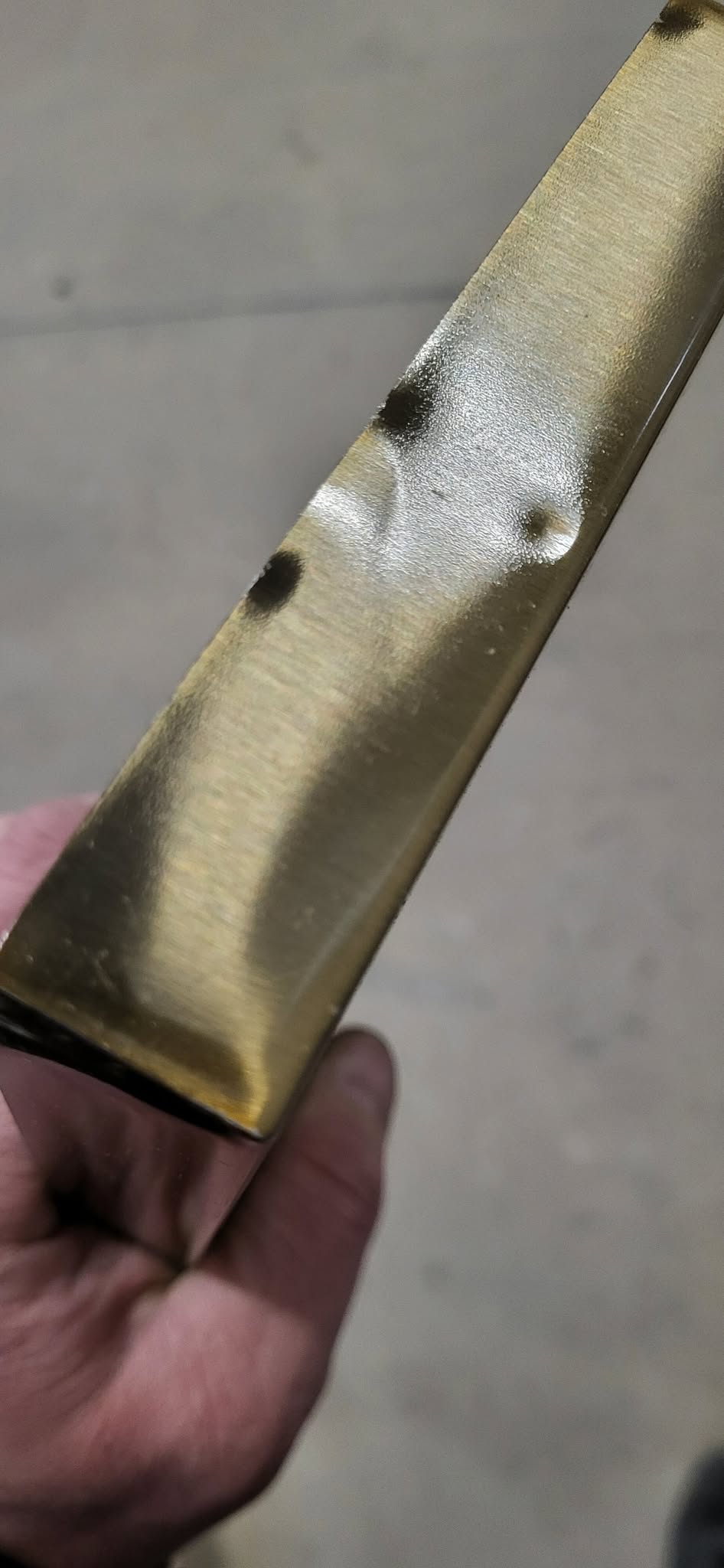 RESIGILAT: Stand cu perie WC si suport hartie igienica, metal si bambus, 67cm, auriu - imagine 2