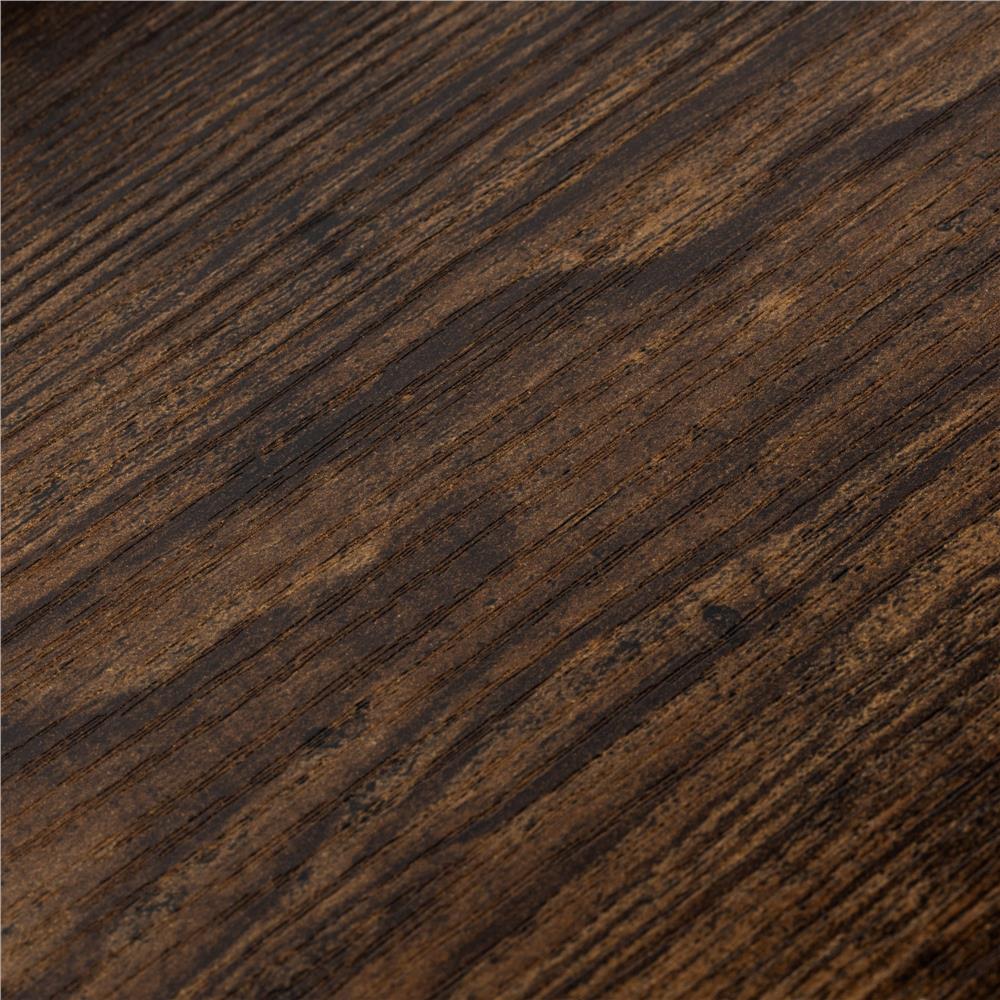 Etajera cu 4 polite din MDF si cadru metalic, stil industrial, 60x28x124.5 cm, maro inchis si negru - imagine 9