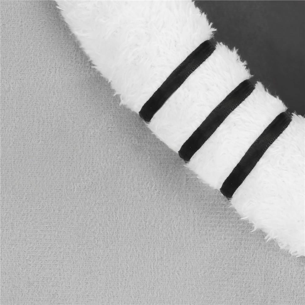 Culcus pentru pisci sau catei, cu perna moale detasabila, 50x36x41 cm, gri - imagine 7