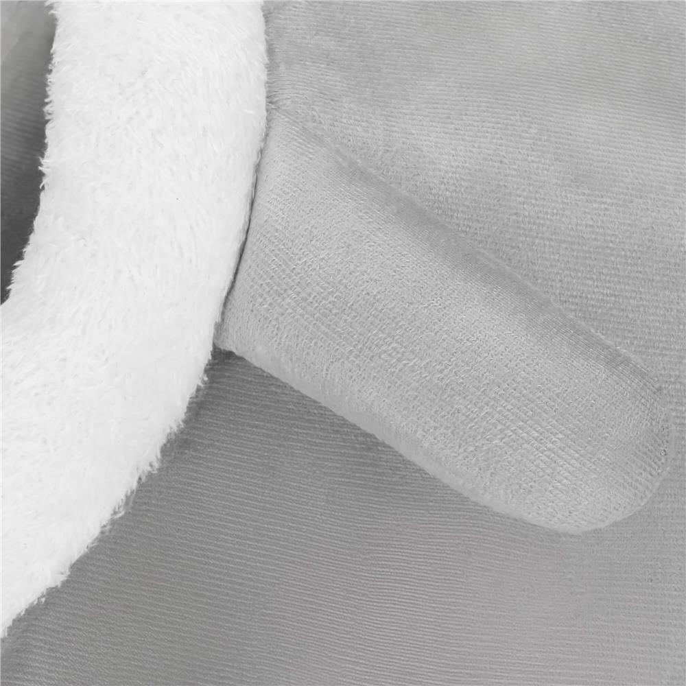 Culcus pentru pisci sau catei, cu perna moale detasabila, 50x36x41 cm, gri - imagine 9