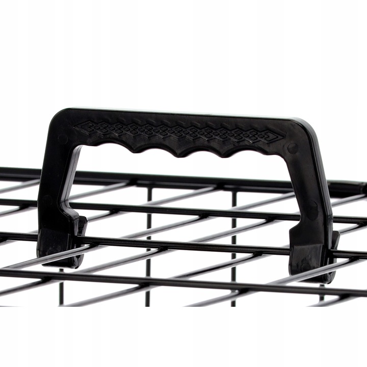 Cusca metalica pentru caine XXXL, pliabila, cu tava detasabila si maner, 121x74x80 cm, negru - imagine 2