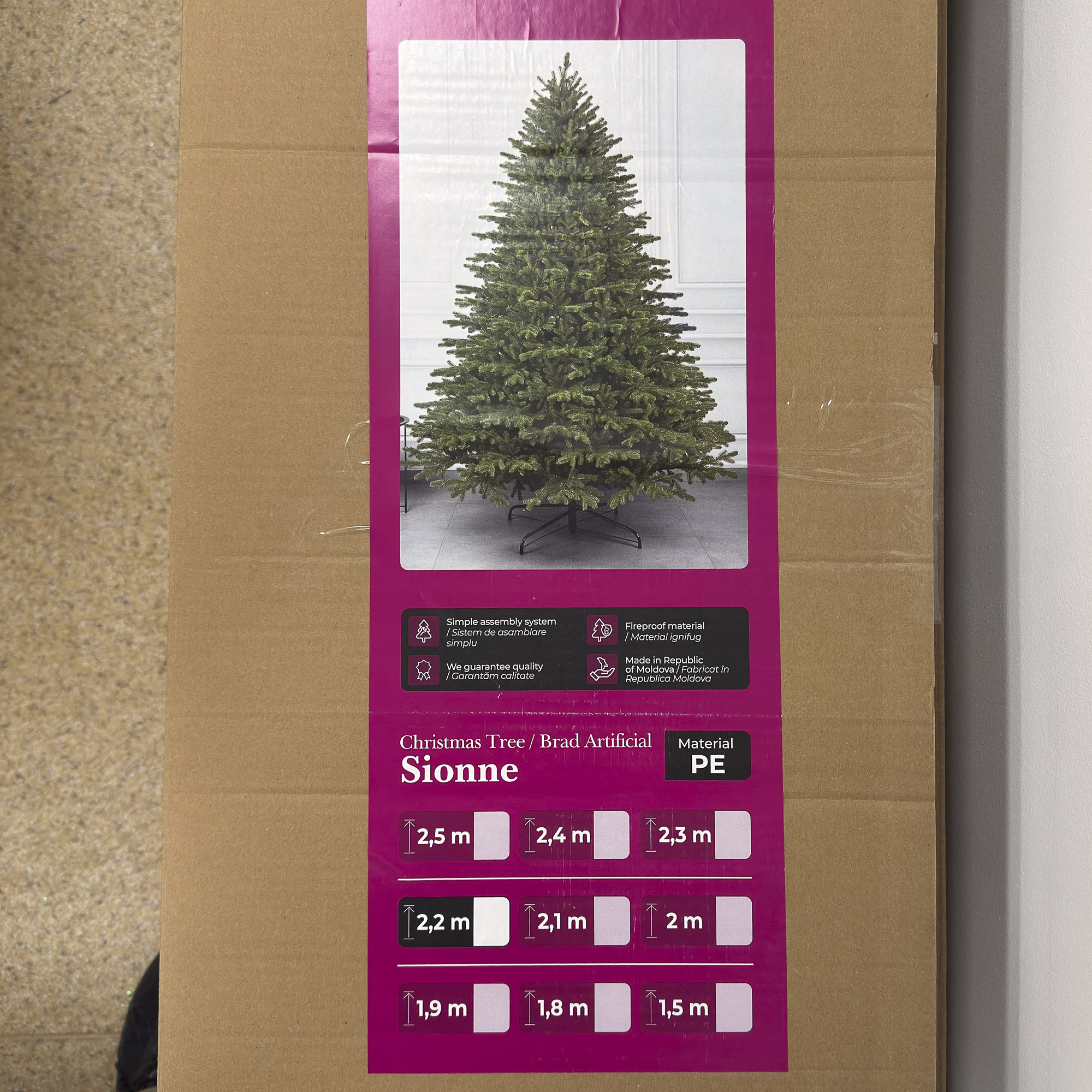 Brad artificial Sersimo, Sionne Elite, verde, integral 3D, 240 cm - imagine 14