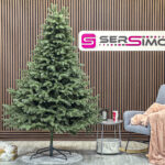 Brad artificial Christmas Deluxe by Sersimo, Norvegia verde, mix 2D+3D, 210 cm