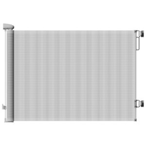 Bariera de siguranta pentru copii din material textil, reglabila, 78x150 cm, gri