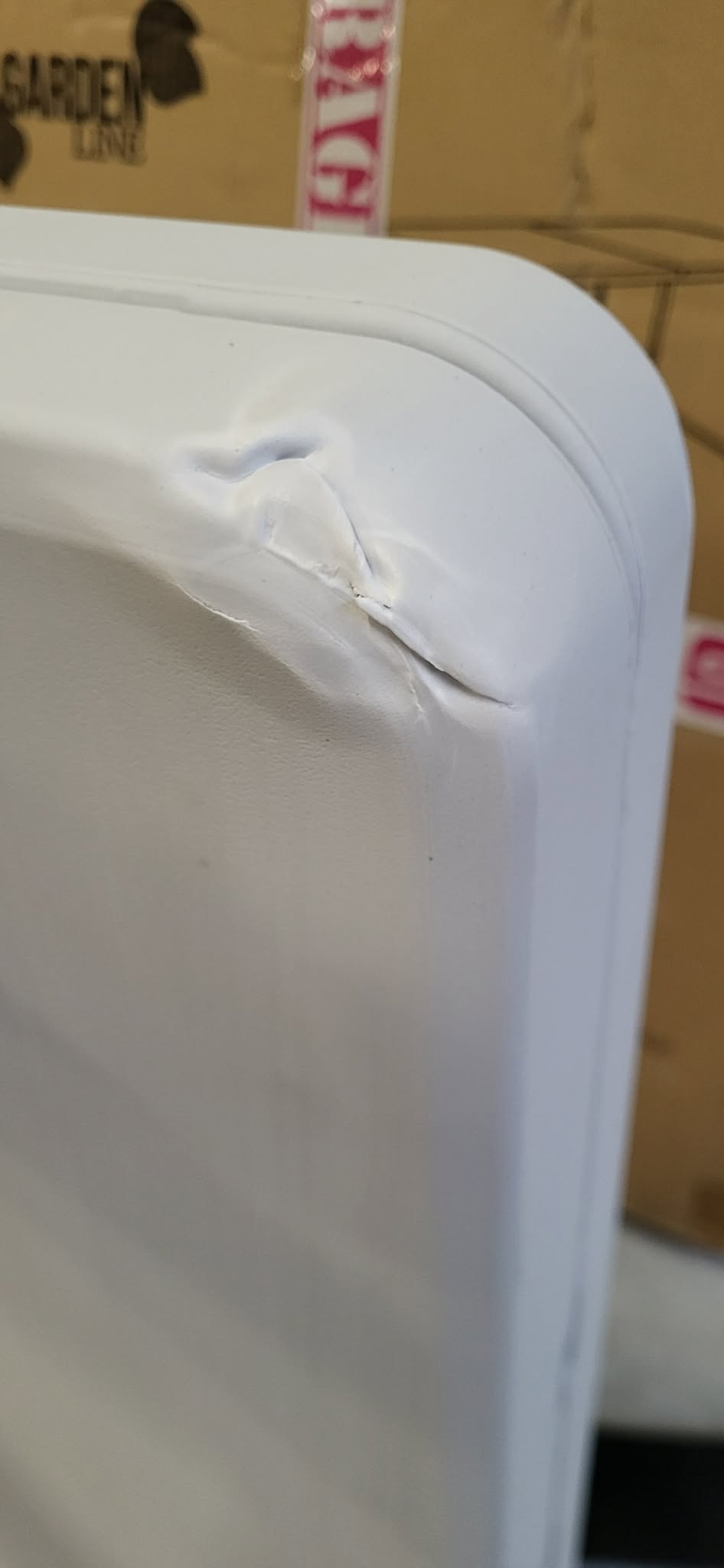 RESIGILAT: Masa dreptunghiulara pliabila multifunctionala, 120x75x60cm, alba - imagine 2