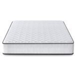 Saltea cu arcuri si husa de protectie, 7 zone confort, duritate H3 medie, inaltime 24 cm, alb,140x200 cm