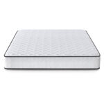 Saltea cu arcuri si husa de protectie, 7 zone confort, duritate H3 medie, inaltime 24 cm, alb, 160x200 cm